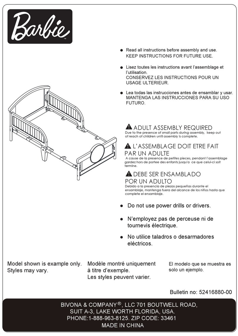 BIVONA & COMPANY Barbie 524168-80 instructions