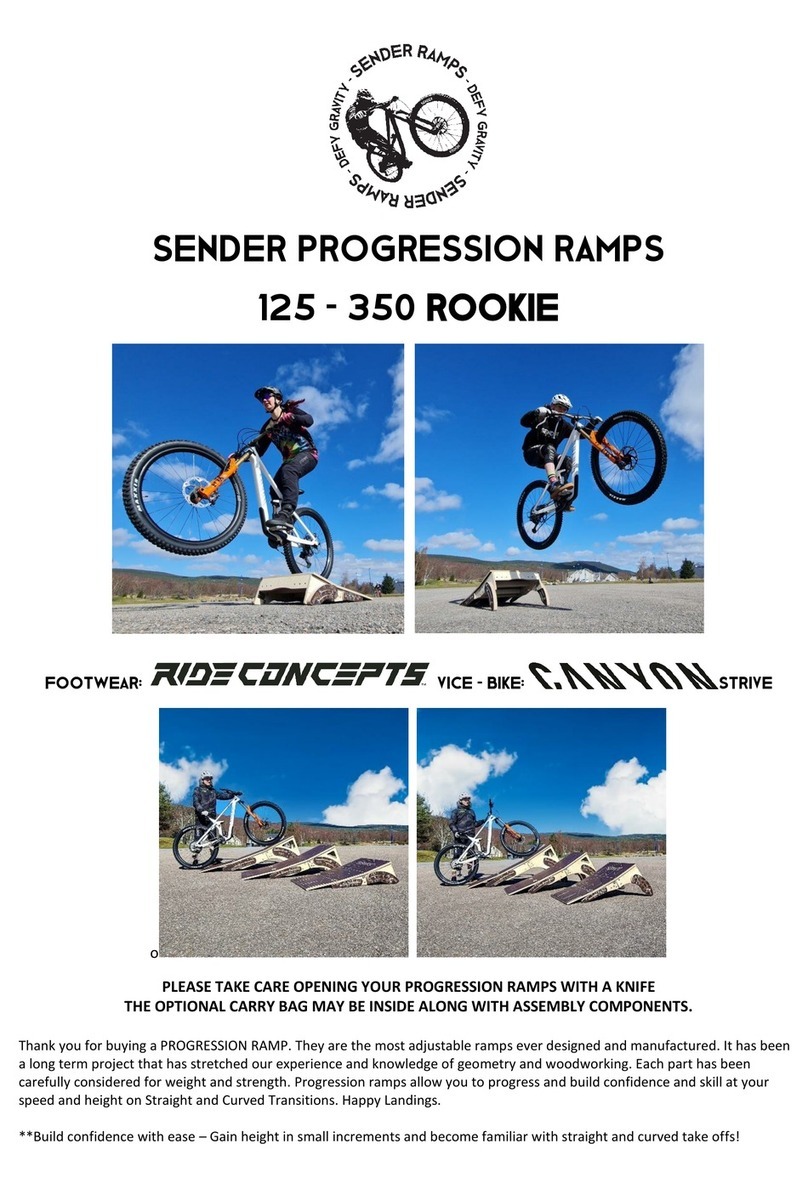 SENDER RAMPS 125 ROOKIE User manual