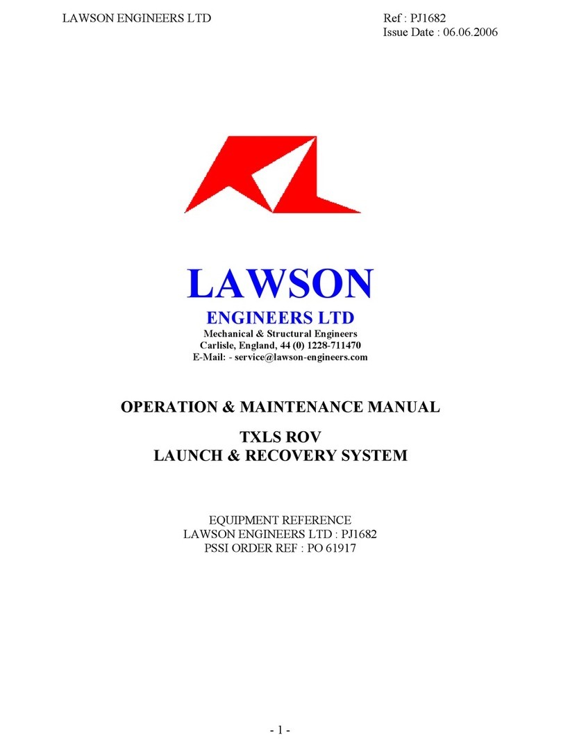 Lawson TXLS ROV Operation & maintenance manual
