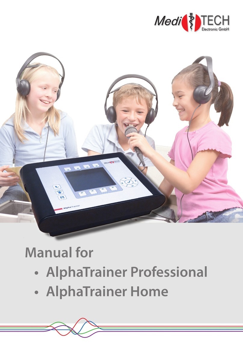 Meditech AlphaTrainer Professional manual