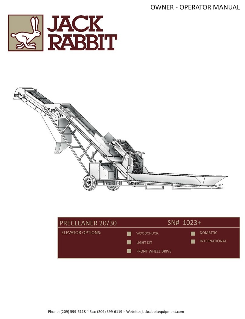JackRabbit PRECLEANER 20 manual JackRabbit PRECLEANER 20 manual