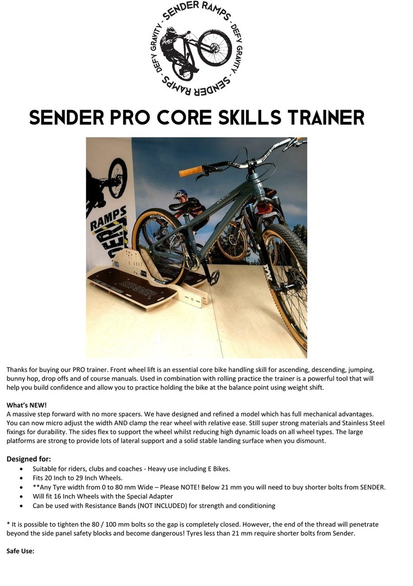 SENDER RAMPS PRO CORE SKILLS TRAINER manual