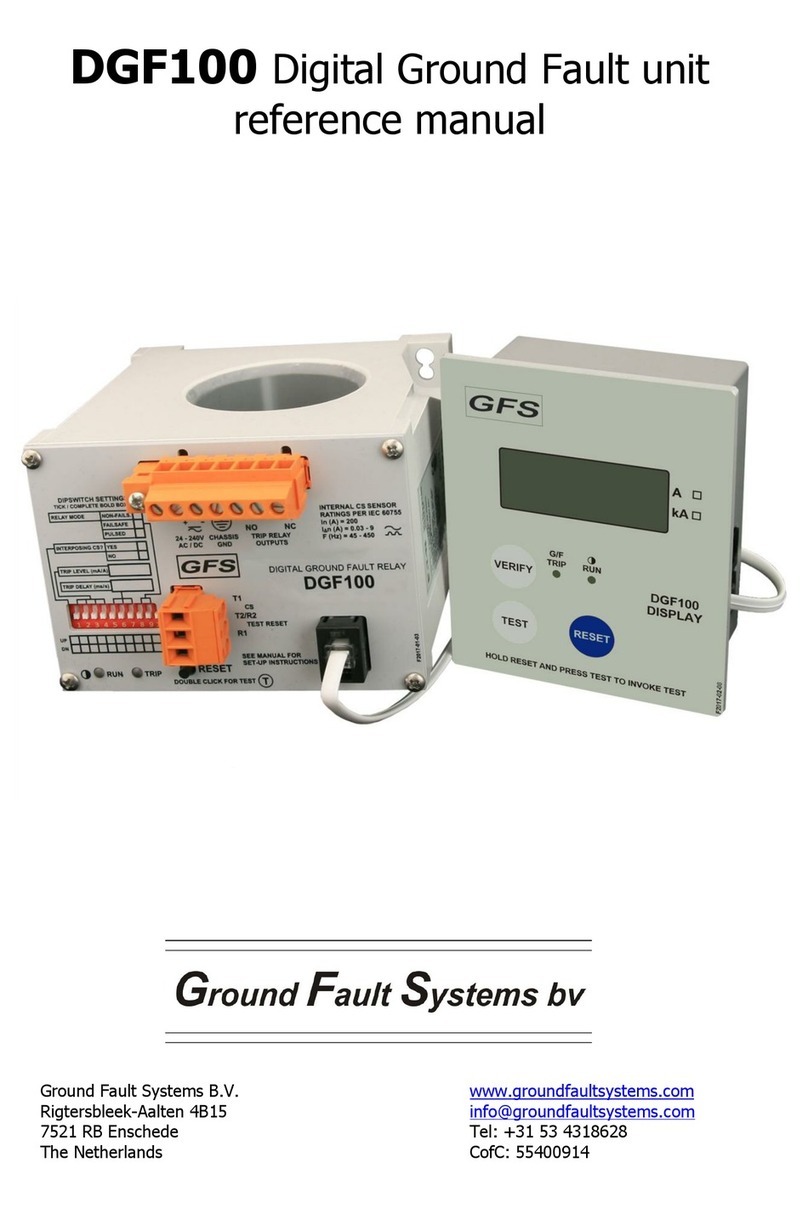 Ground Fault Systems DGF100 manual
