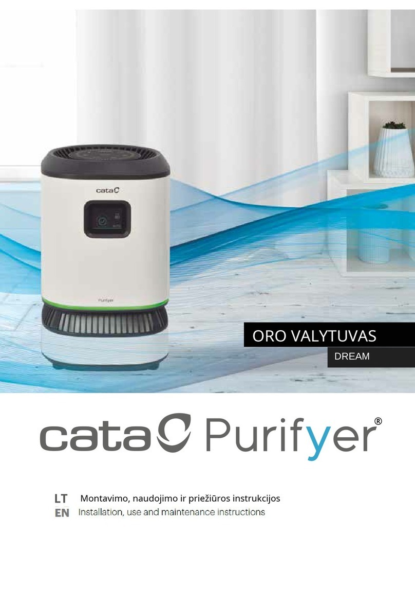 Cata Purifyer DREAM Installation, use and maintenance instructions