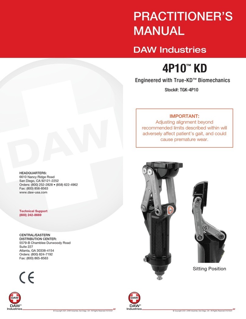 DAW Industries 4P10 KD manual