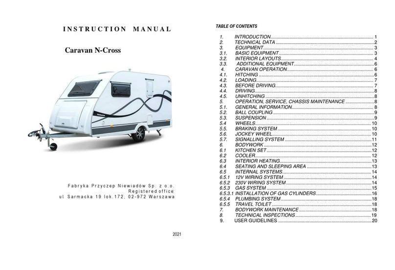 NIEWIADOW Caravan N-Cross User manual
