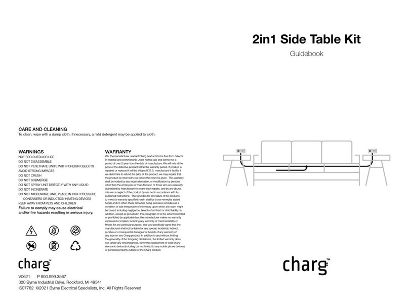 charg be03806 Guide book