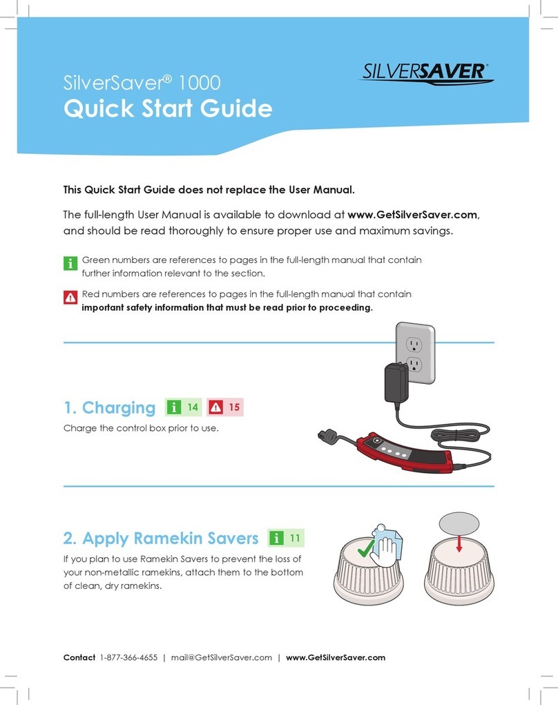 SilverSaver 1000 quick start guide