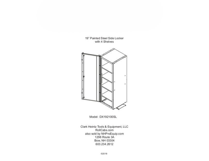Clark Heintz Tools & Equipment DX192100SL Assembly instructions