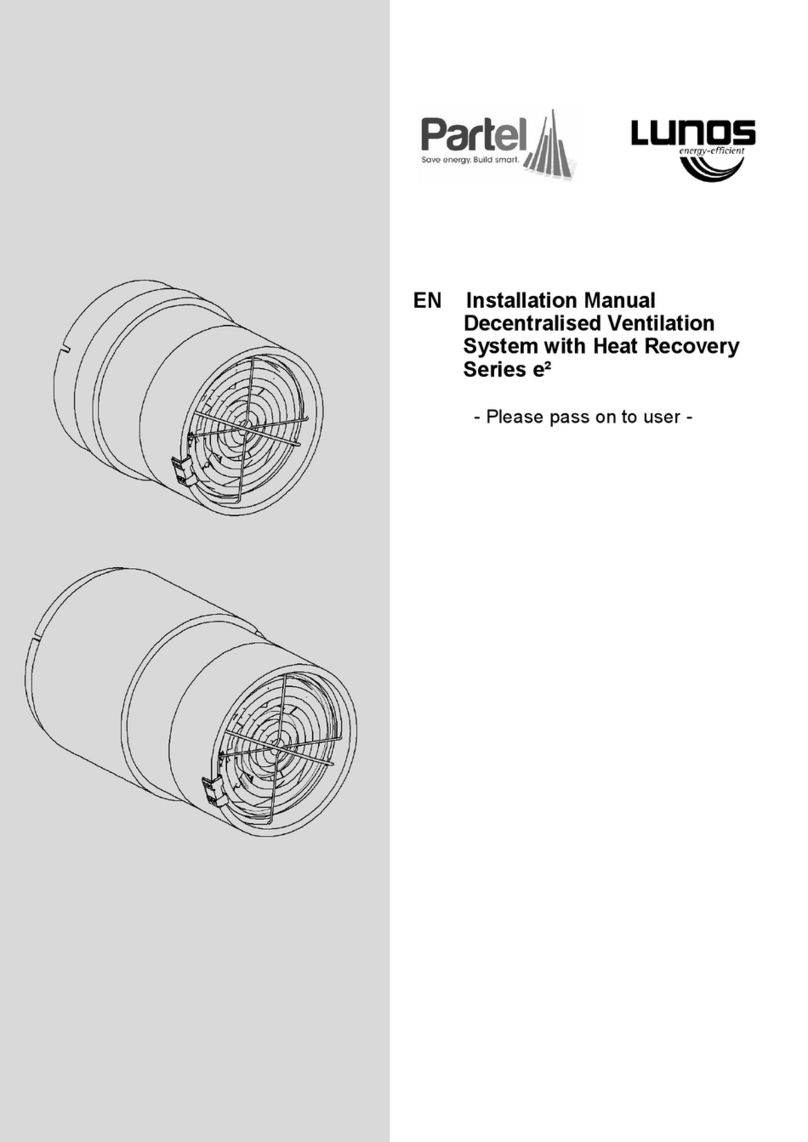 Partel LUNOS e2 Series installation manual