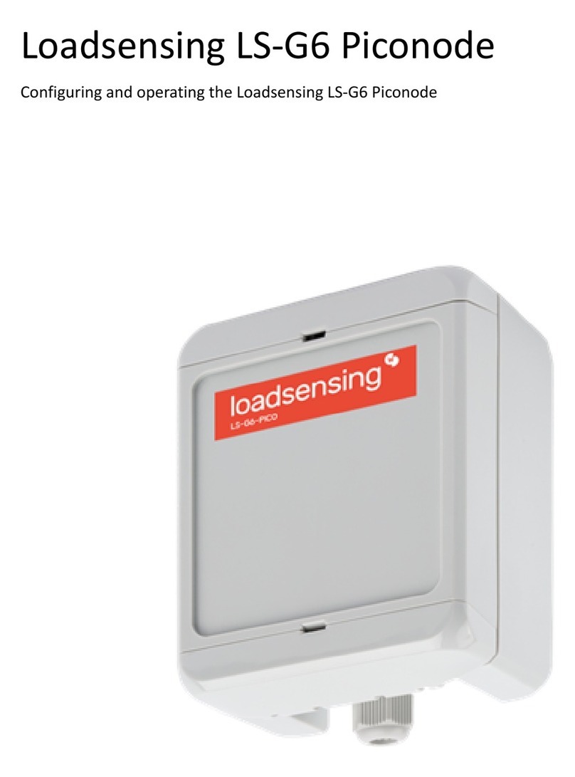 Loadsensing LS-G6 Piconode manual