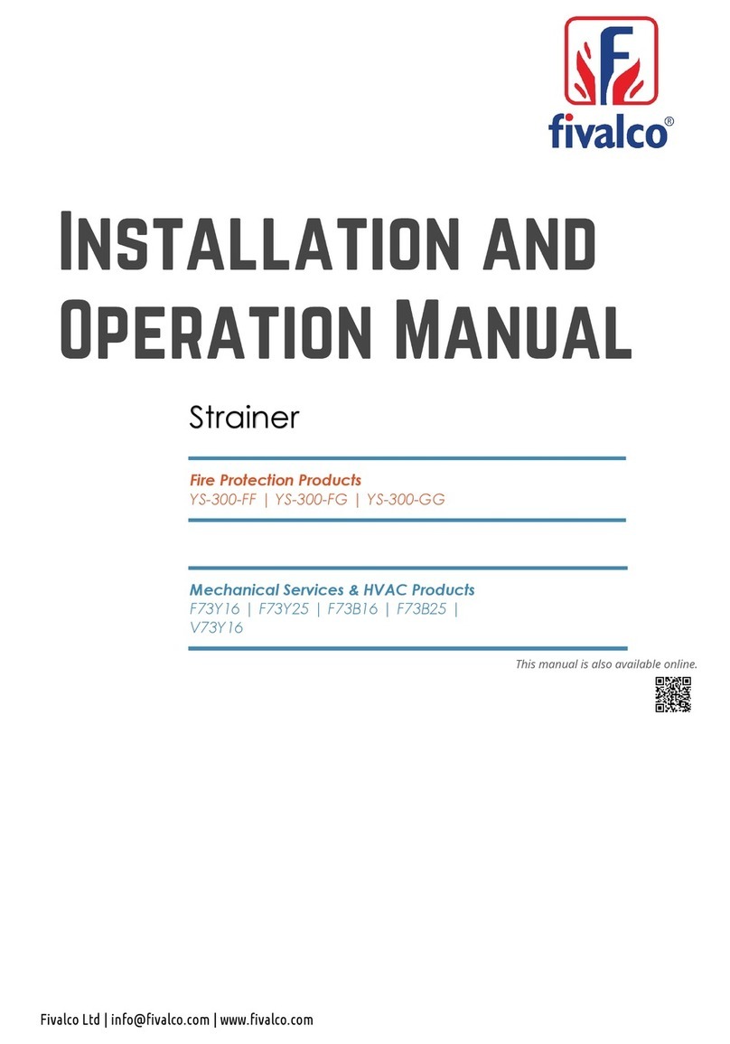 fivalco YS-300-FF Installation and operation manual