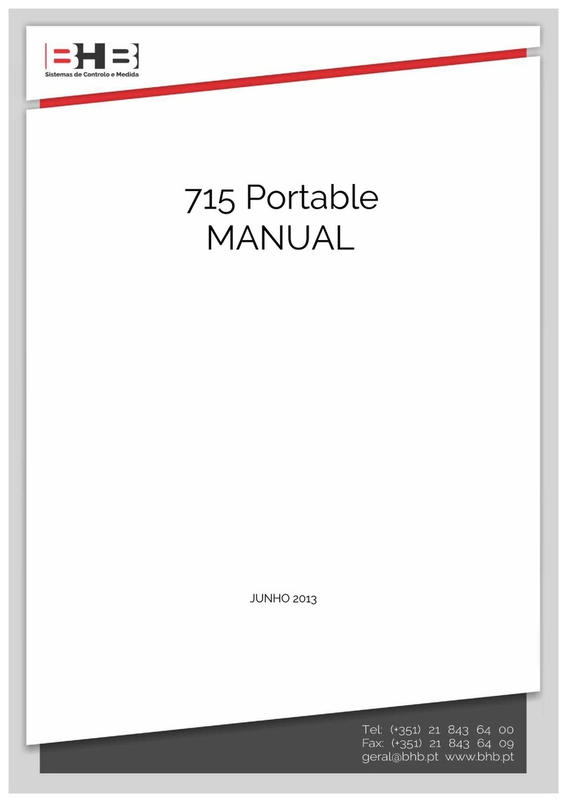BHB Partech 715 Portable manual