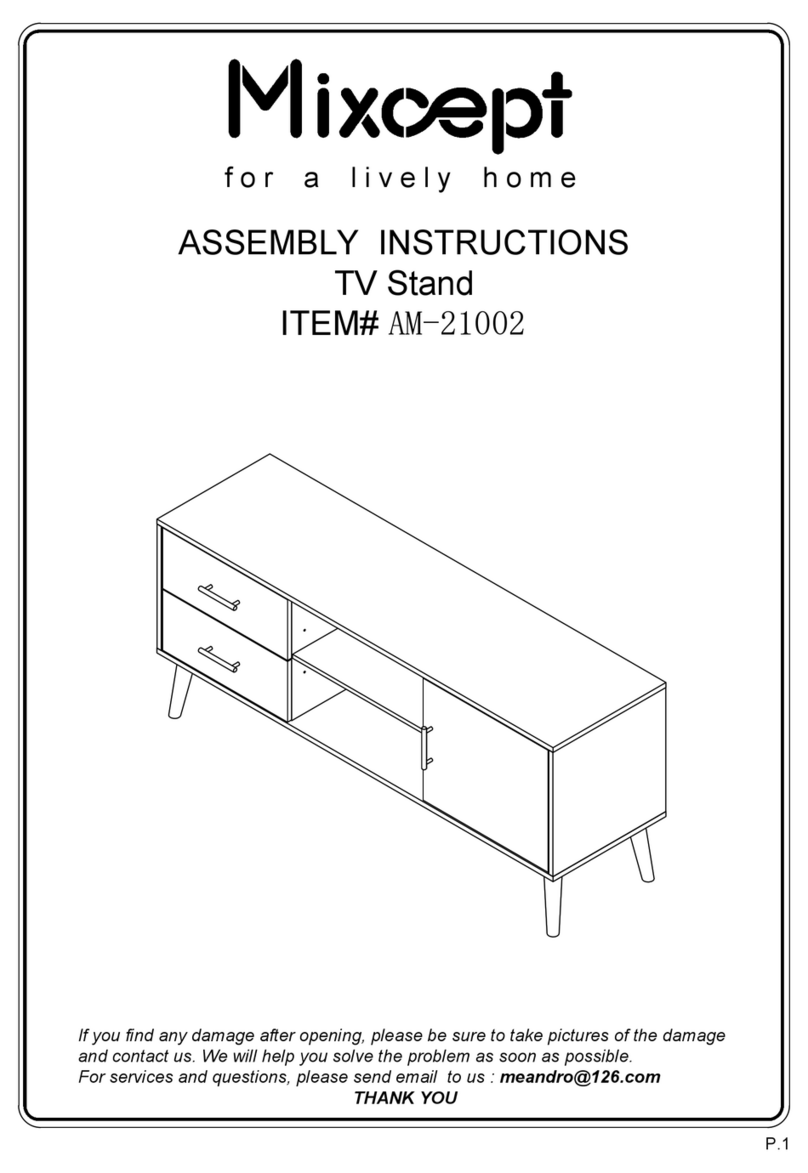 Mixcept AM-21002 Assembly instructions