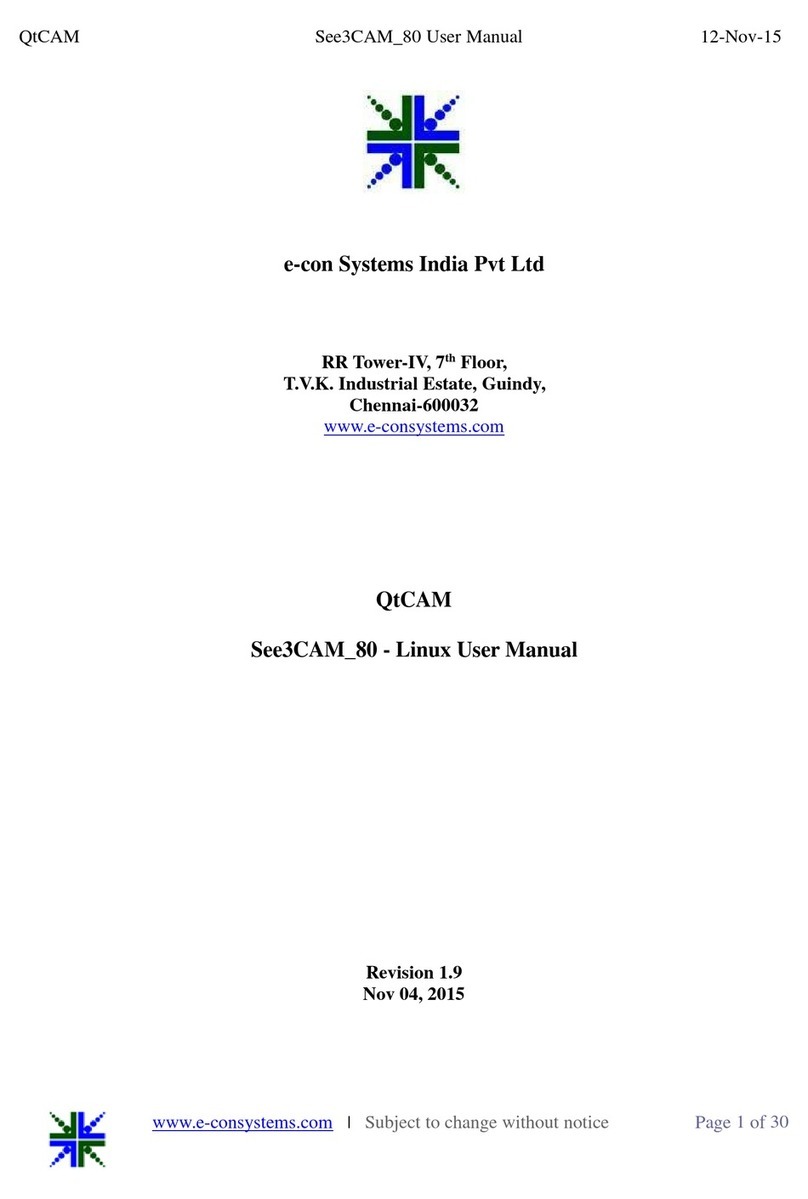 e-con Systems See3CA 80 user manual