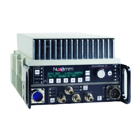 Nucomm CHANNELMASTER TX7 user manual