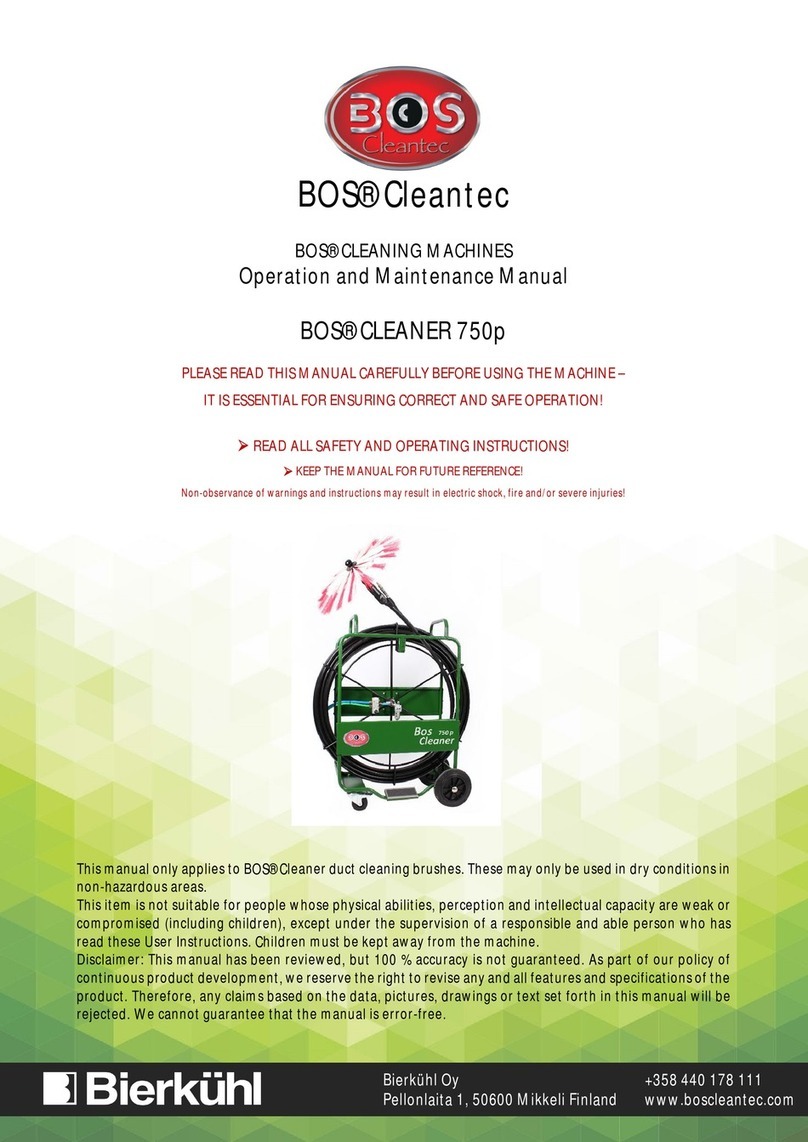bierkuhl BOS Cleantec Operation and maintenance manual