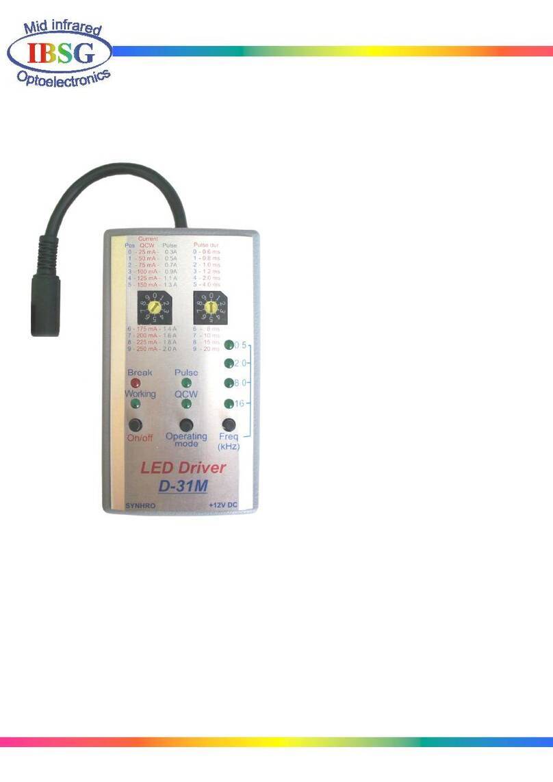 IBSG D-31M User manual