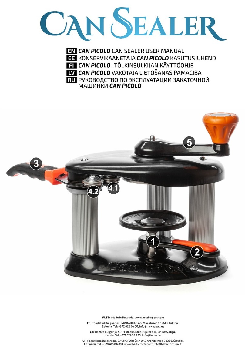 CAN SEALER CAN PICOLO user manual