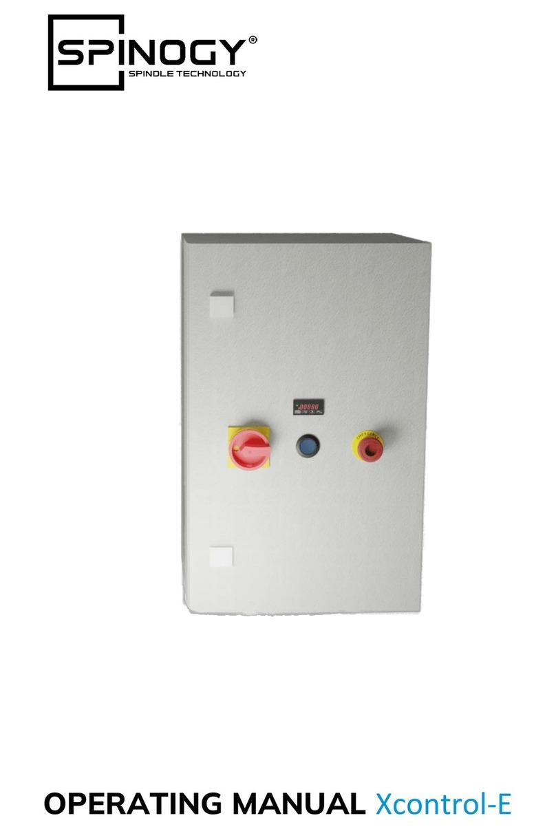 SPINOGY Xcontrol-E User manual