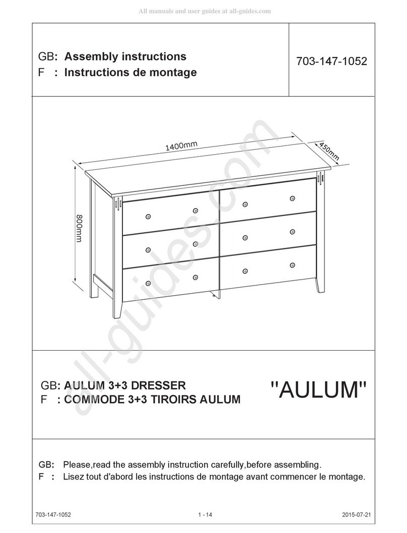 Aulum 703-147-1052 Assembly instructions