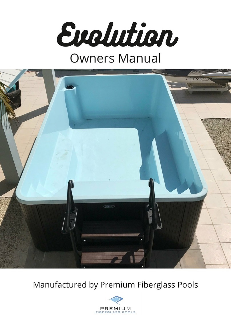 Premium Fiberglass Pools Evolution owner's manual