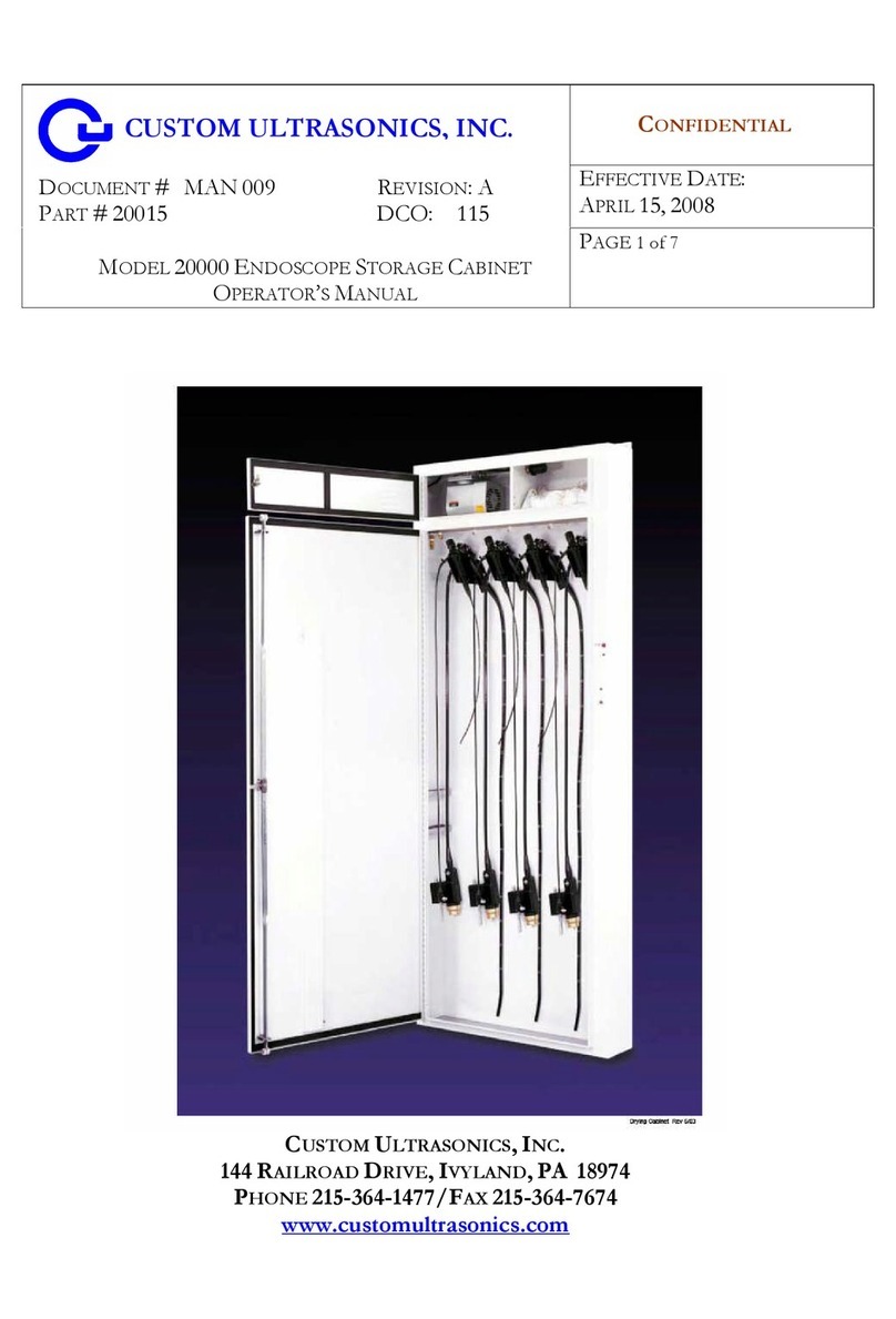 CUSTOM ULTRASONICS 20000 Operator's manual CUSTOM ULTRASONICS 20000 Operator's manual