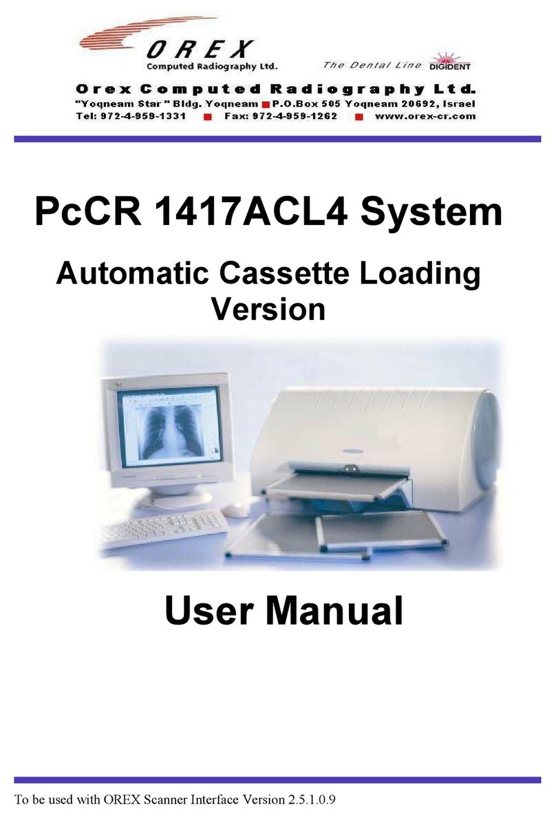 OREX PcCR 1417 user manual