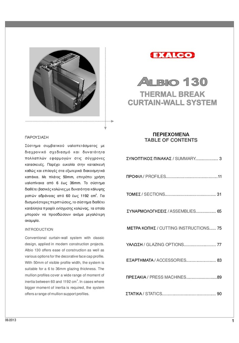 EXALCO ALBIO 130 instruction manual