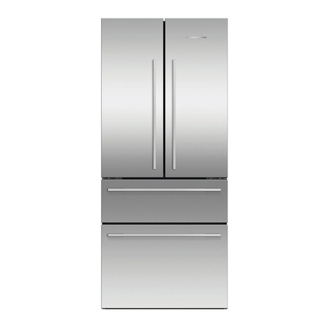 Fisher & Paykel ACTIVESMART RF523M U Series User manual