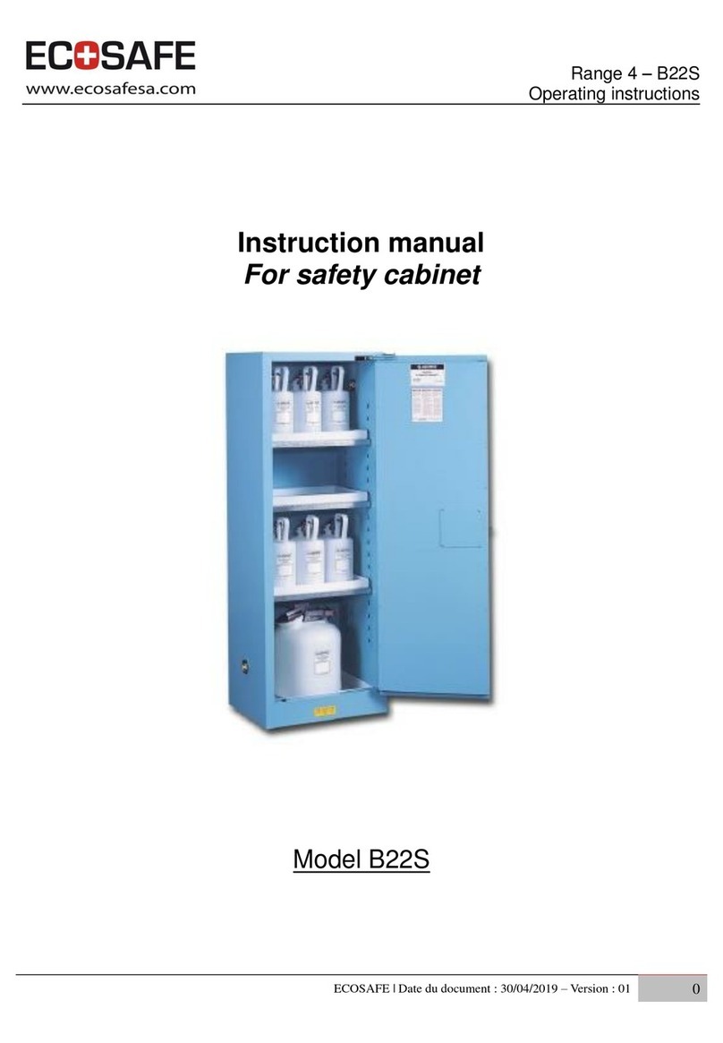 ECOSAFE B22S instruction manual