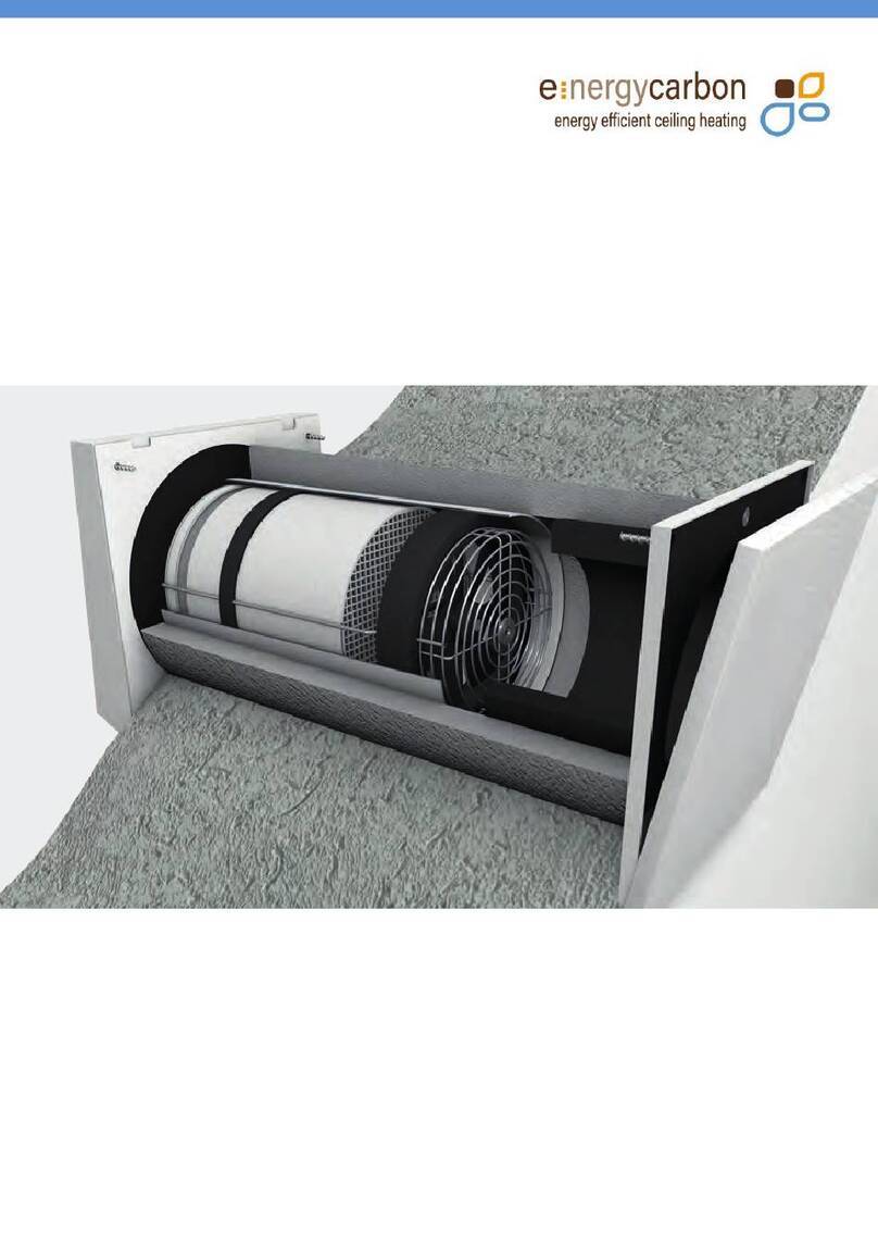 Energy Carbon AirUnit Compact controller Pro Installation instructions & operating manual