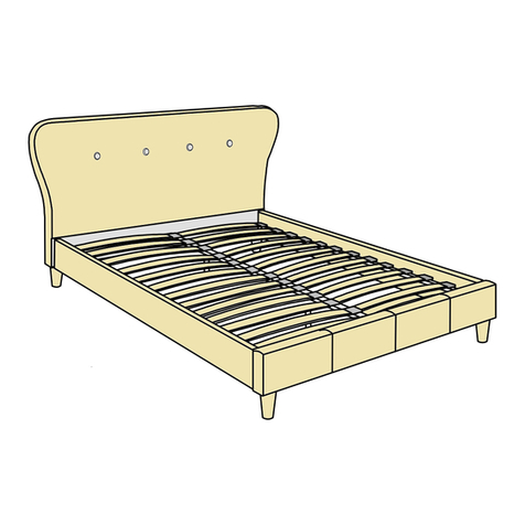 BALATIN INTERIORS Lucia 4'6 Bed Assembly instructions