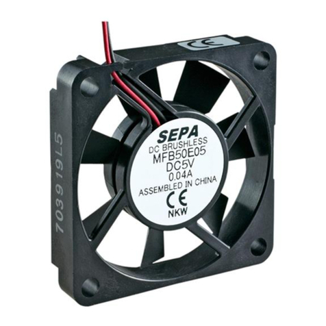 SEPA EUROPE MEB50E-05 operating manual