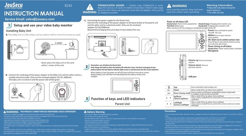 JouSecu B245 instruction manual