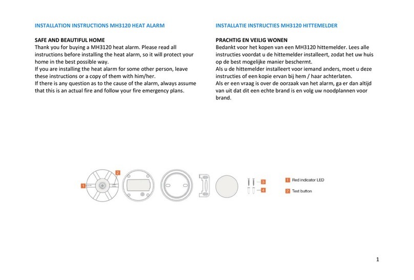 minirookmelder MH3120 installation instructions
