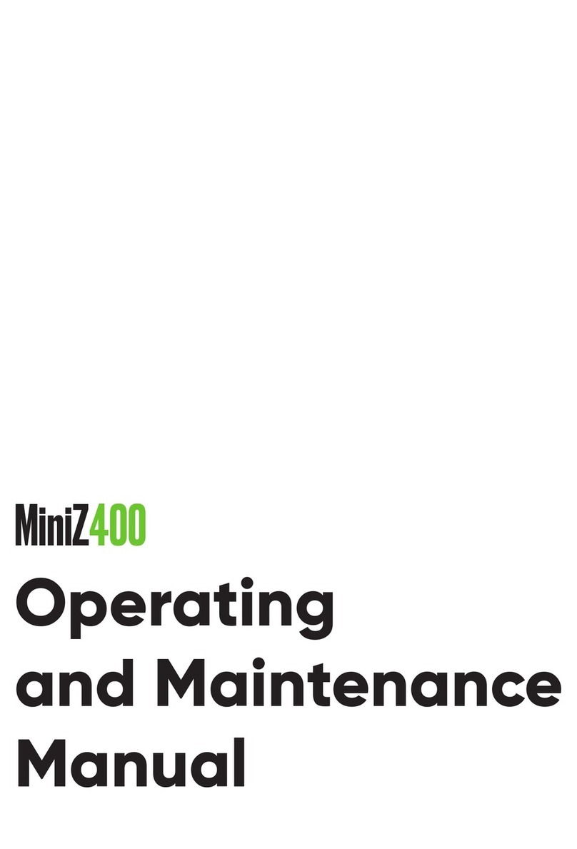 KOVACO MiniZ400 Operating and maintenance manual