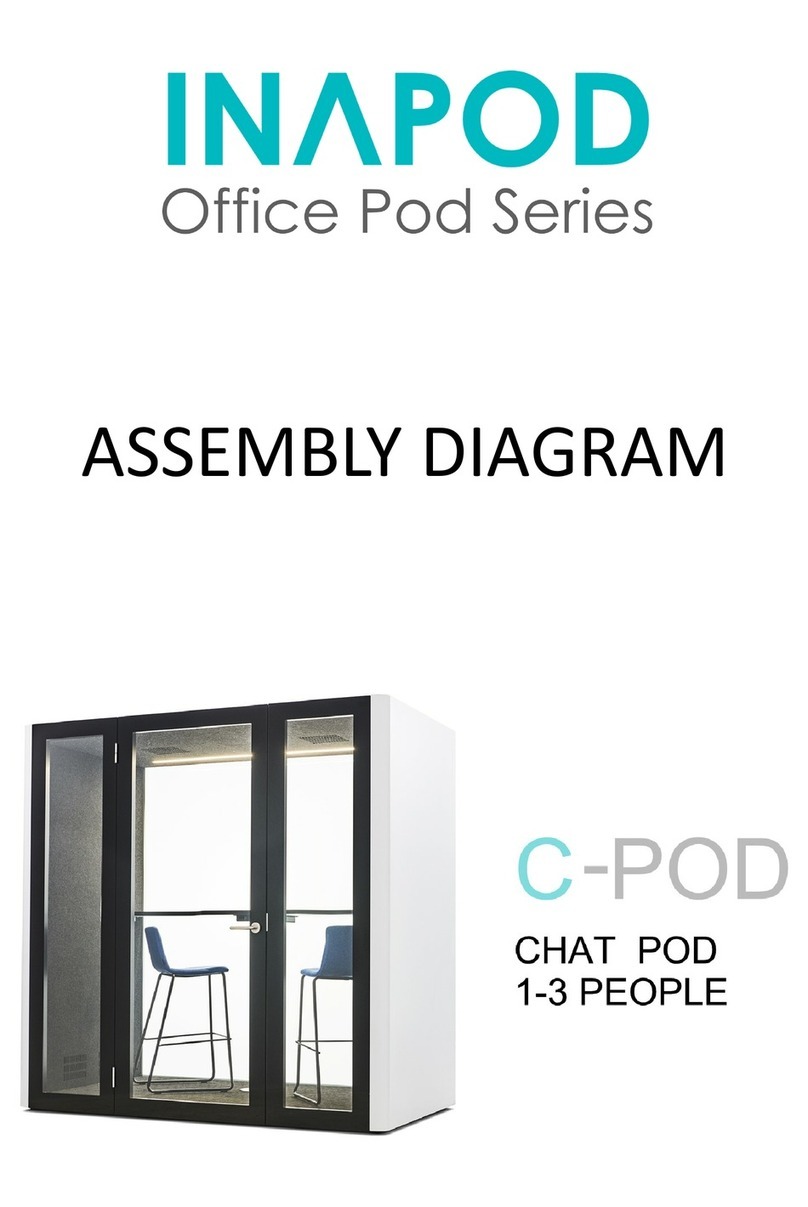 INAPOD PHONE BOOTH Series installation manual