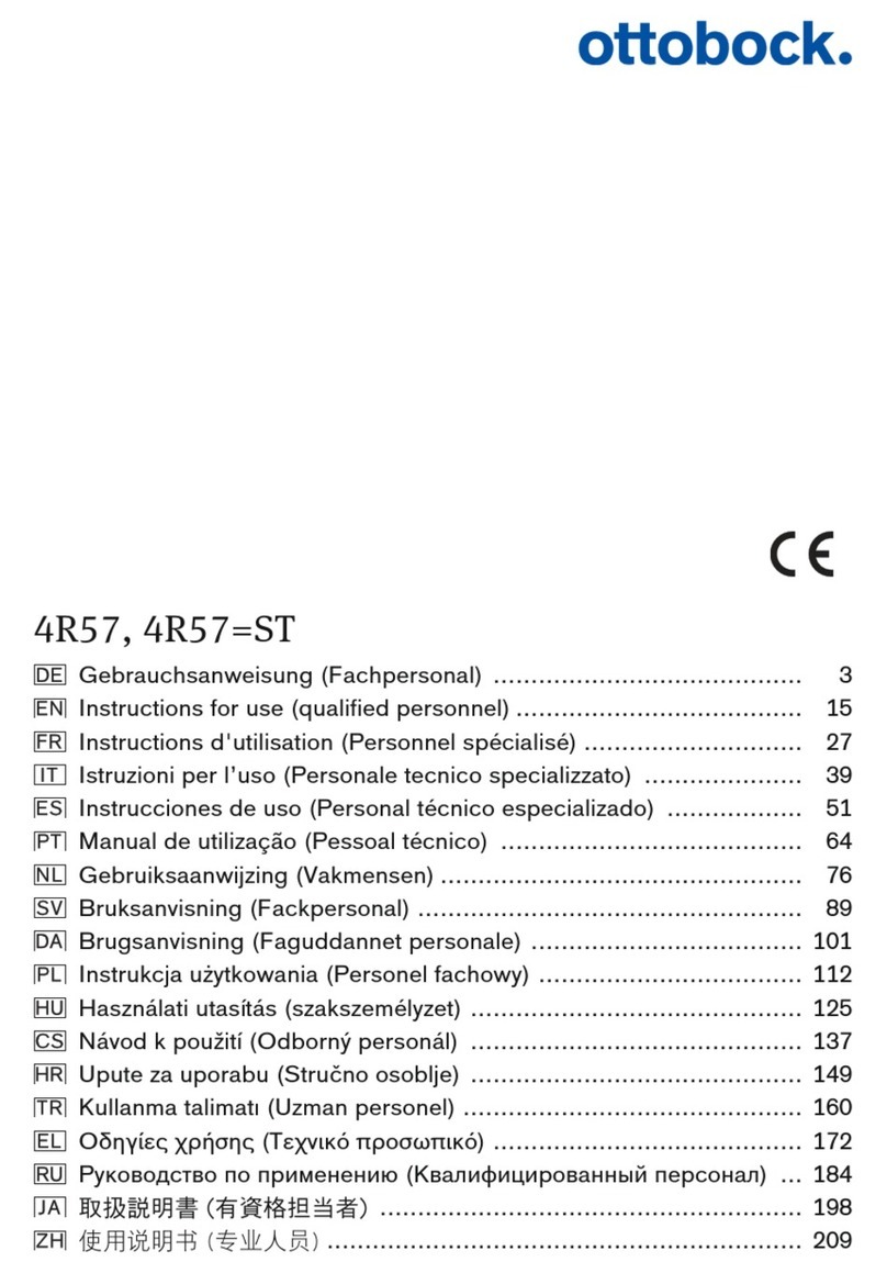 Otto Bock 4R57 Instructions for use