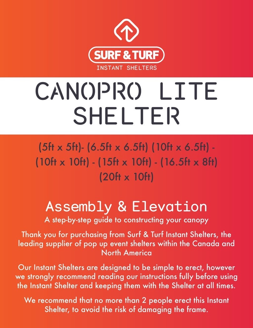 SURF & TURF CANOPRO LITE Assembly