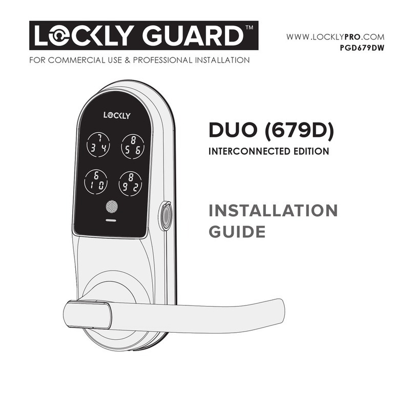 LOCKLY GUARD DUO 679D installation guide
