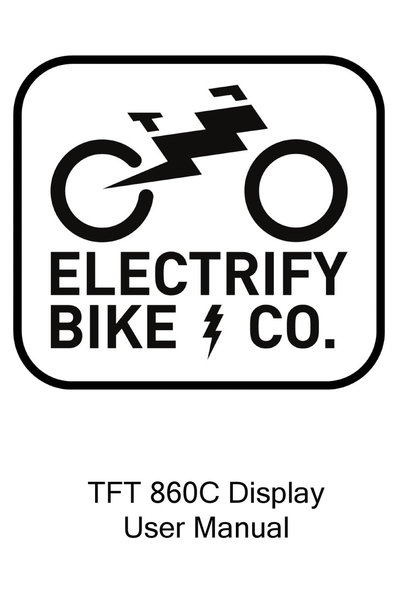 ELECTRIFY BIKE CO 860C user manual