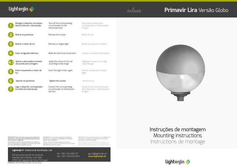 Lightenjin Primavir Lira User manual