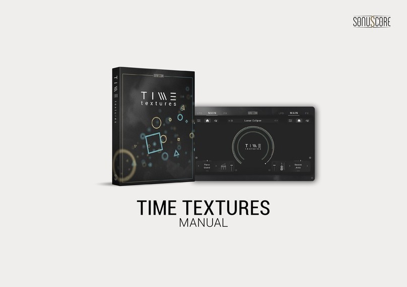 Sonuscore TIME TEXTURES manual