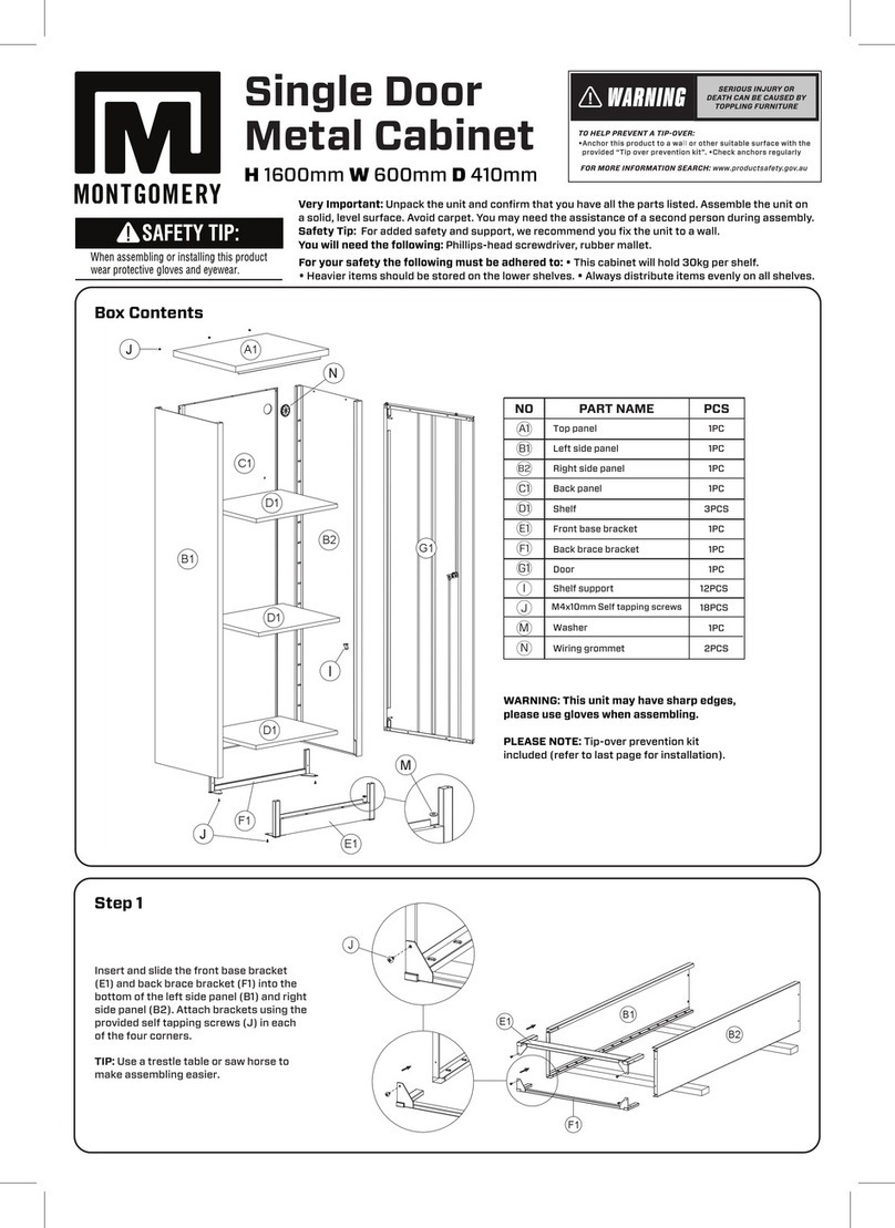 MONTGOMERY GOS156 instructions