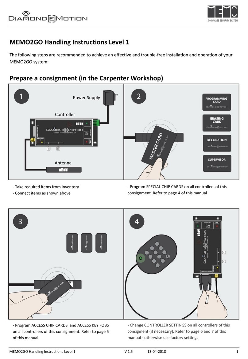 DIAMOND MOTION MEMO2GO User manual