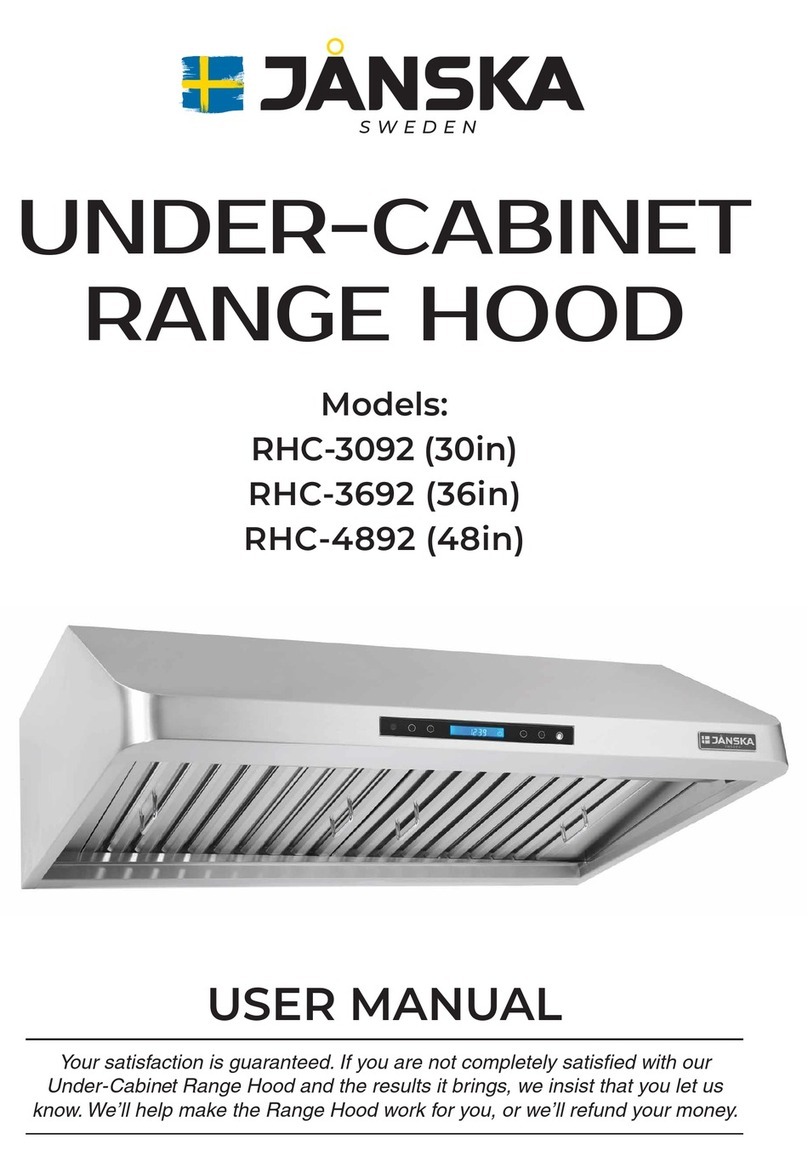 JANSKA RHC-3092 user manual