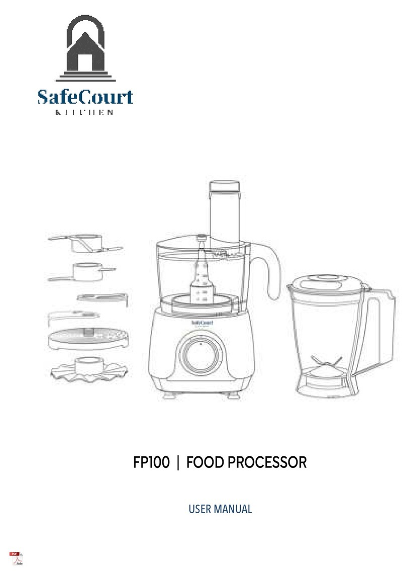 SafeCourt FP100 user manual