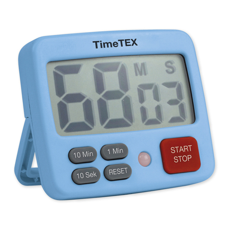 TimeTEX Digital 3+X operating instructions