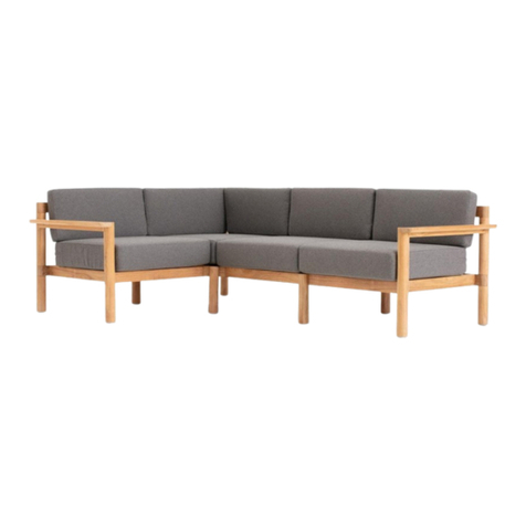 neighbor Haven 4-Piece Sectional Teak Arm Assembly guide neighbor Haven 4-Piece Sectional Teak Arm Assembly guide